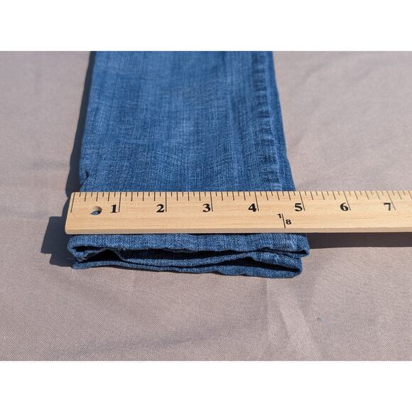 Miss Me Jeans Bling Cross Signature Skinny Size 25 Diamond Chrome Y2K JE8078SL - Picture 10 of 11